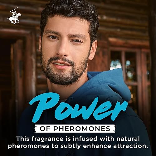 Miniatura 2 de Beverly Hills Polo Club Sexy + Pheromones Player EDP Spray - Colonia de feromonas para hombres con aceites esenciales naturales, aroma fresco de