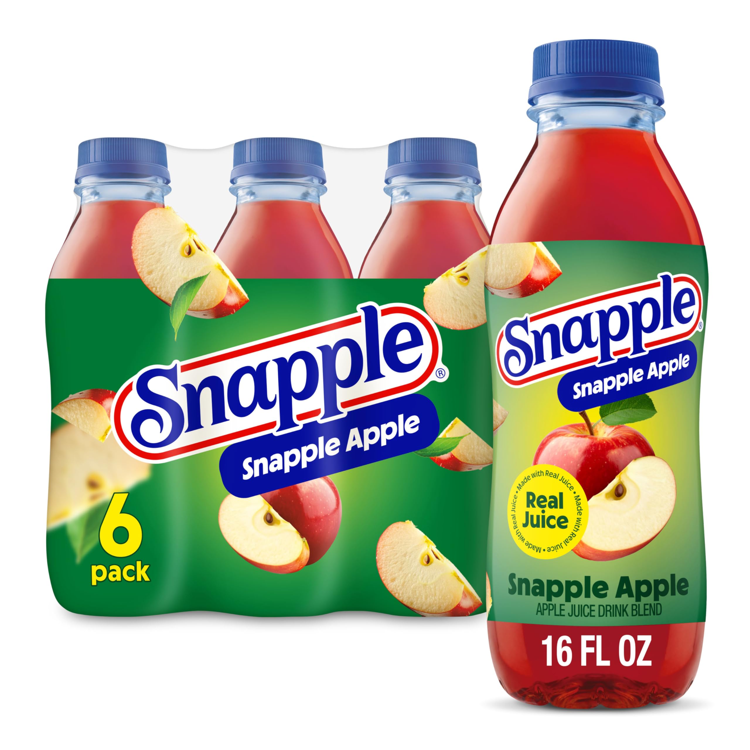 Snapple Herbata jabłkowa - naturalnie aromatyzowana herbata mrożona - butelki 24 x 473 ml