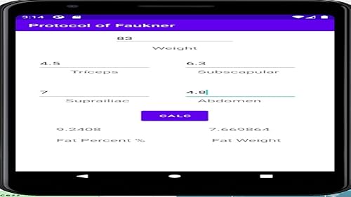 Faulkner Protocol Fat Percent (4 skin fold)