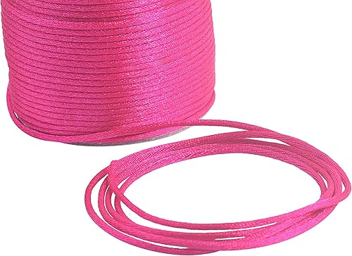 Vista 218 de KONMAY - Cuerda de nailon para hacer manualidades tipo bisutería, macramé o crochet, joyería, nudos chinos, Kumihimo, disponible en varios tamaños