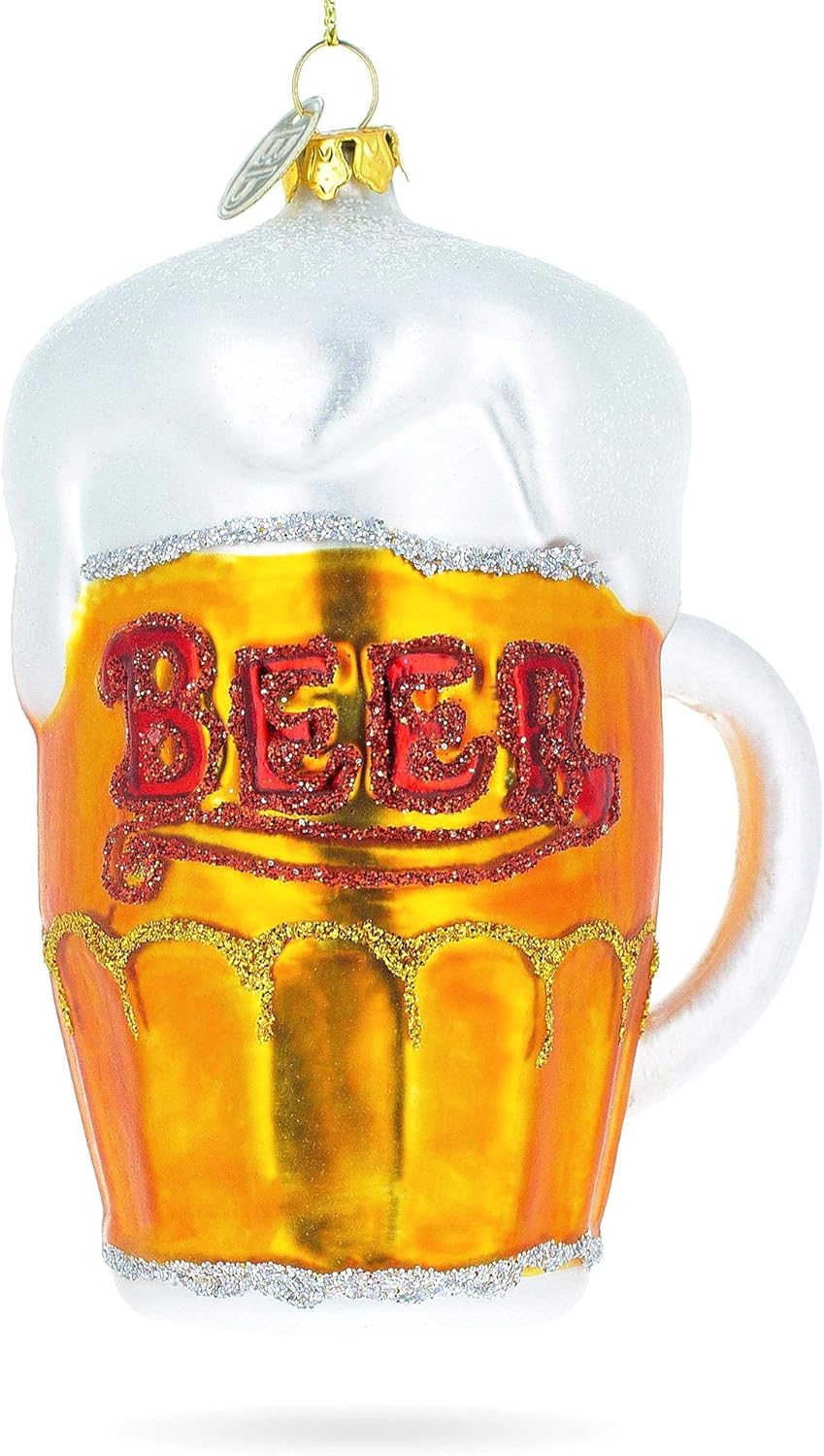 BestPysanky Beer Glass Christmas Ornament Home & Kitchen