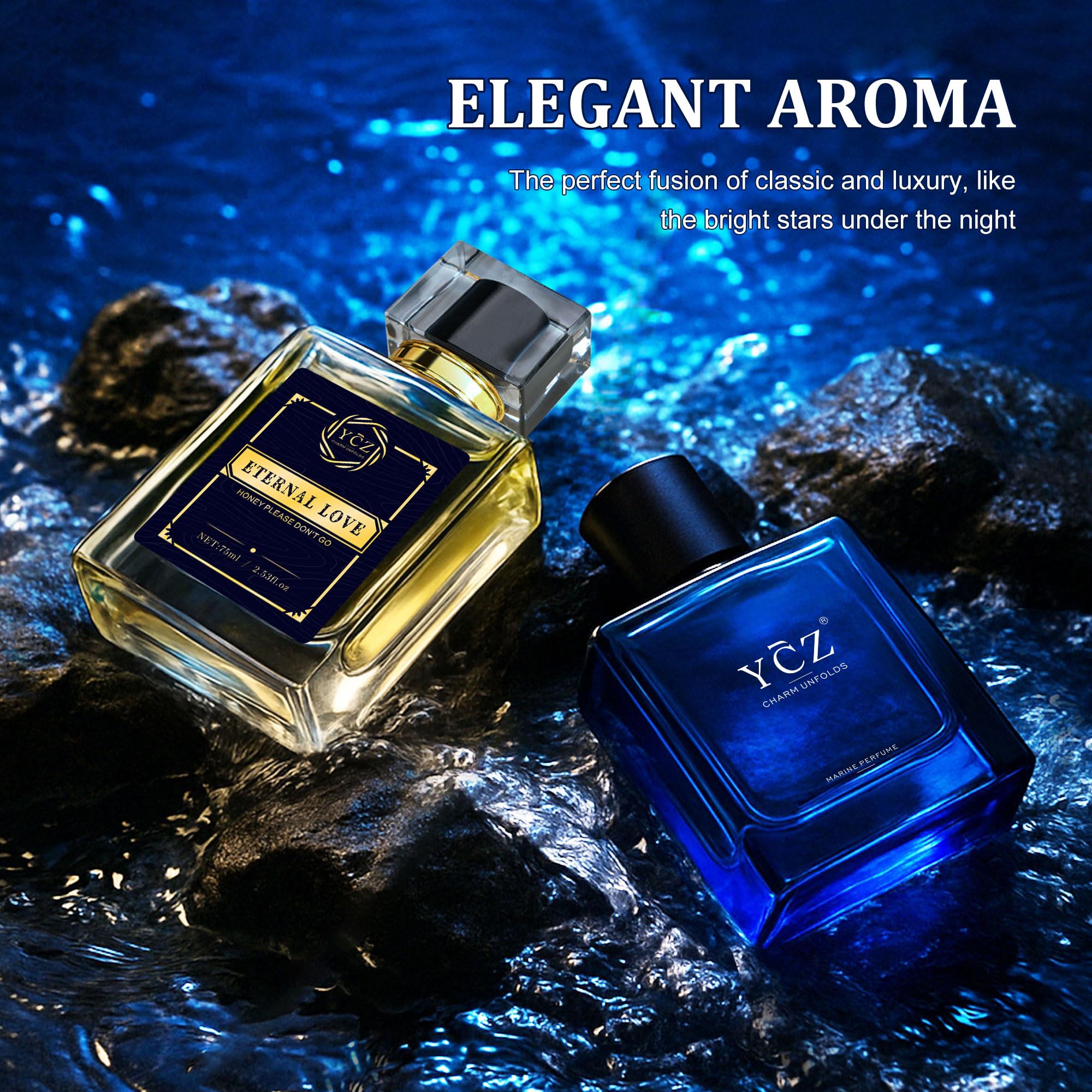 Amazon.com : Ycz Cologne for Men Set, 1.7oz(50ml) Bottled Marine