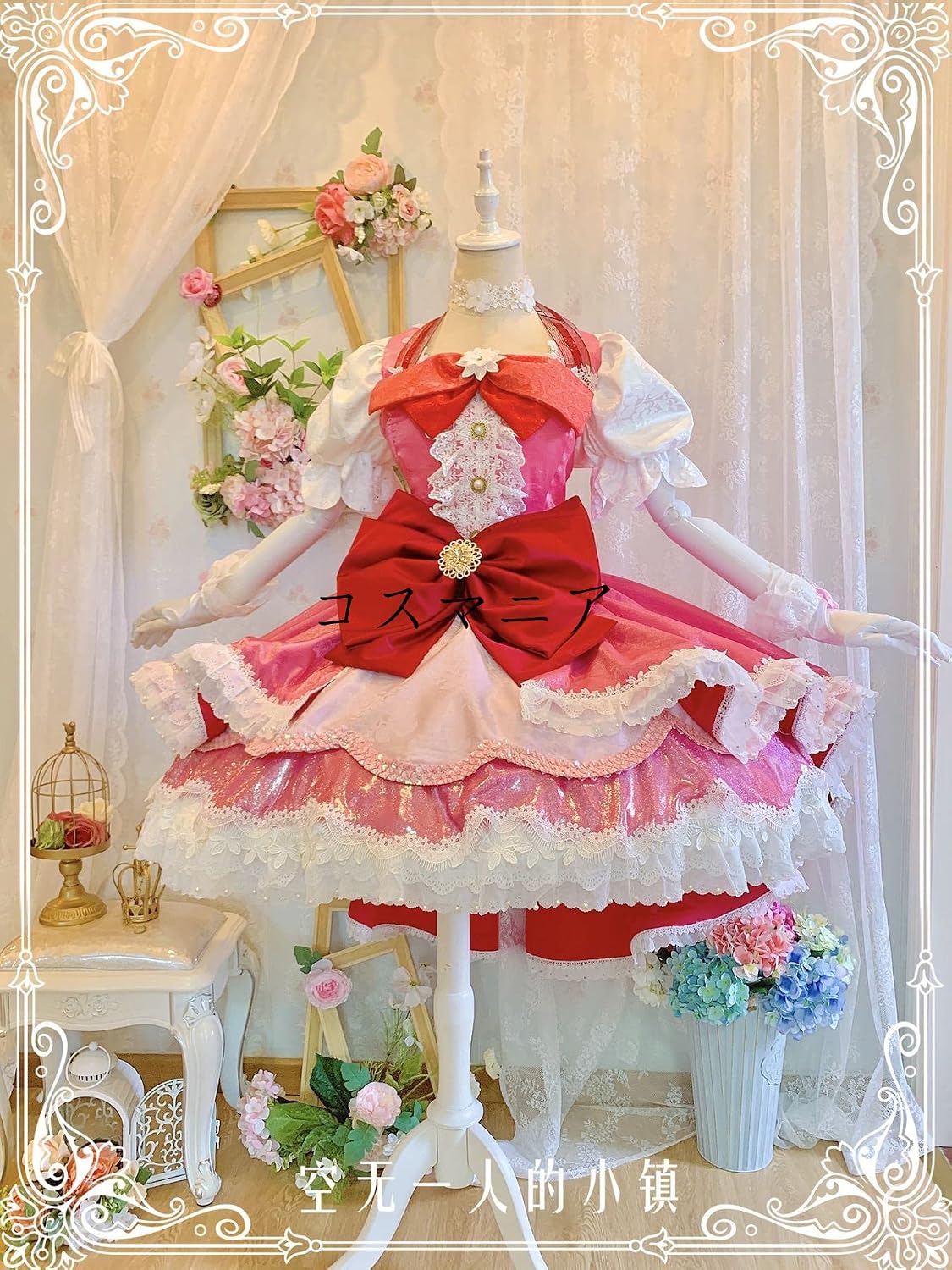 Amazon Co Jp コスマニア Go プリンセスプリキュア チエリ 先代キュアフローラコスプレ衣装 ホビー