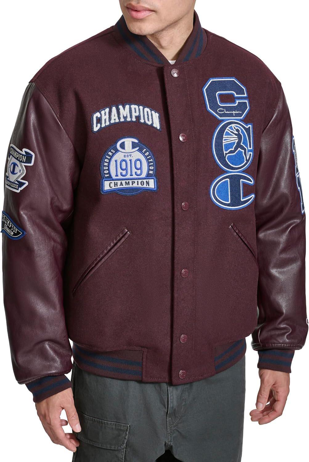 ジャケット・アウター BlackEyePatch x Champion Baseball Jacket 8/25・11/11発売｜Champion × BlackEyePatch 第2弾｜抽選/販売
