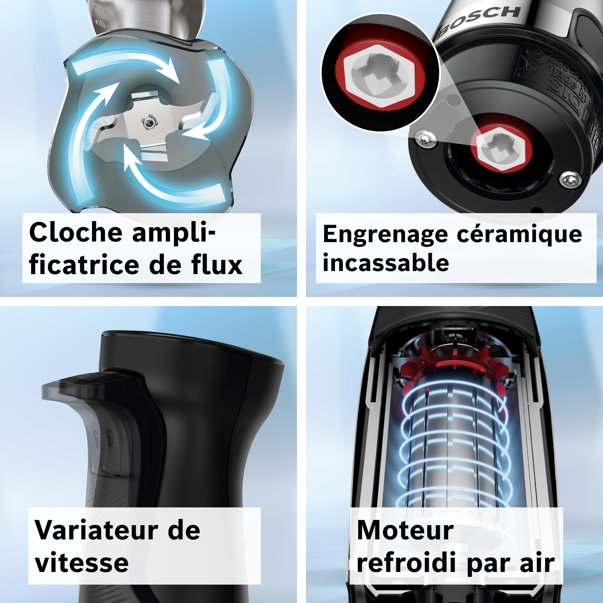 Bosch MSM6M652 ErgoMaster Série 6 - Mixeur plongeant,