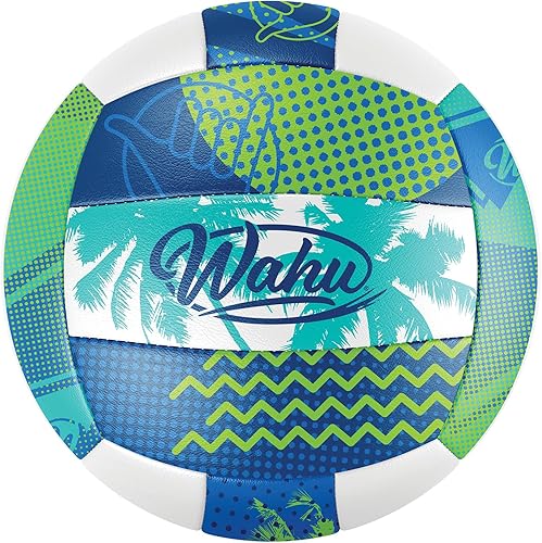 Wahu Balón de voleibol de playa suave 100% impermeable para jugar dentro y fuera del agua, pelota de voleibol reglamentaria al aire libre tamaño 5