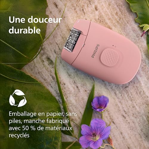 Philips Epilator Series 2000, Corded Epilator for Legs Hair Removal Device for Women, Model BRE229/00 - 6