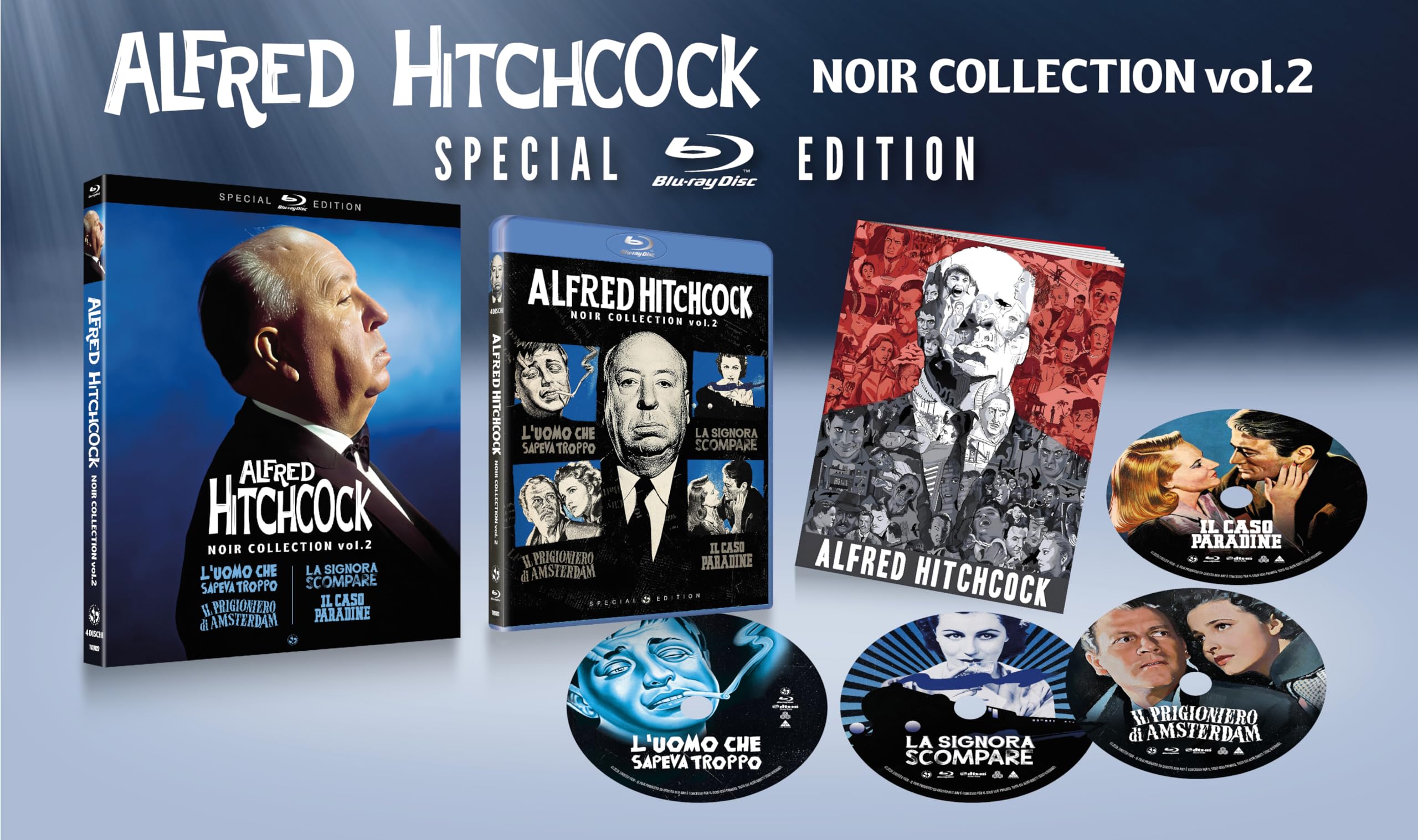 Alfred Hitchcock Noir Collection Vol. 2 (4 Blu-Ray)