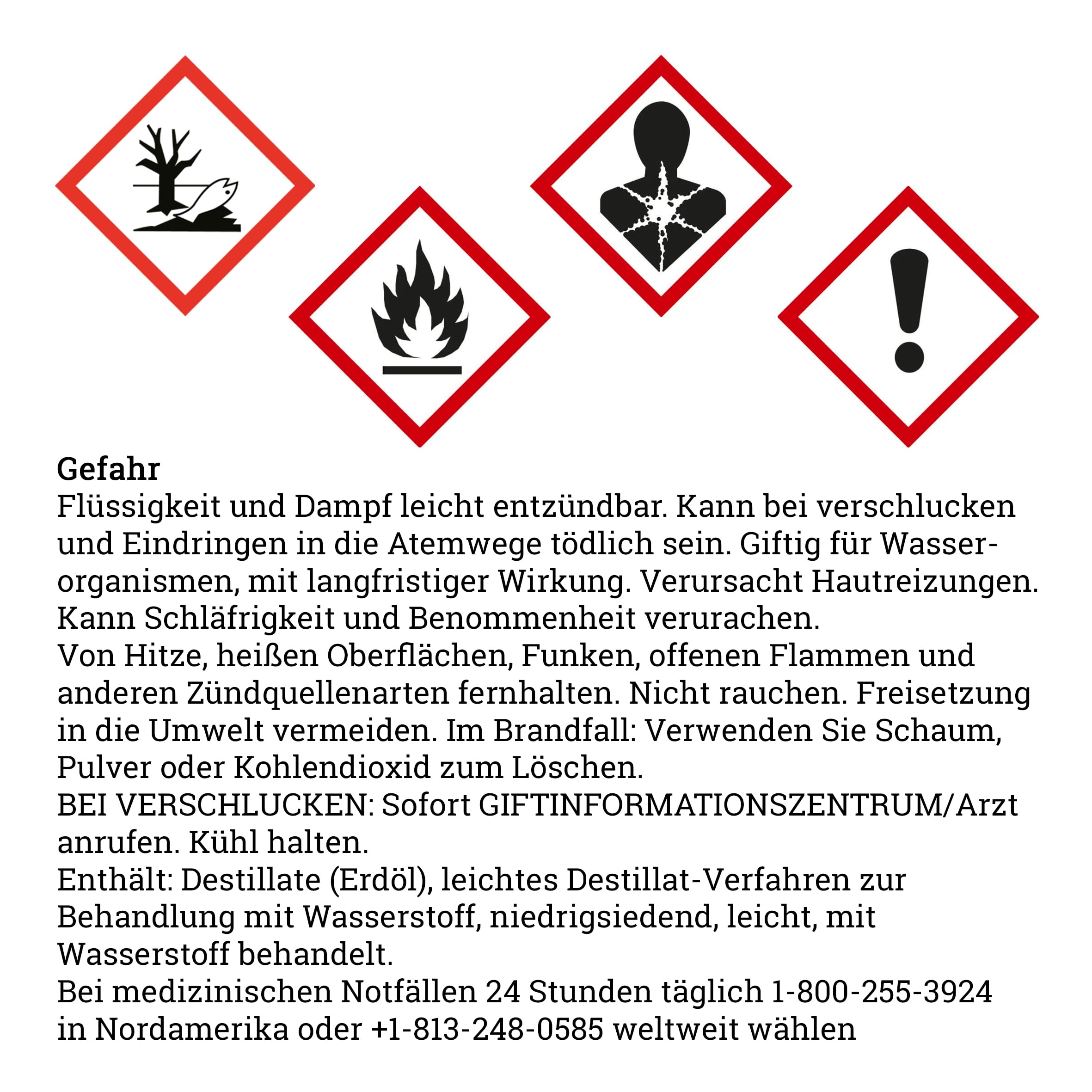 Zippo Feuerzeugbenzin 24x Benzin Original Benzin je 125 ml