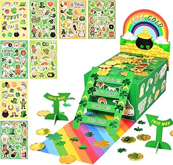 SWIMEE Leprechaun Trap Kit St. Patricks Day DIY Craft Catch a Leprechaun Trap Kit St. Partrick Day Party Supplies for St Patricks Day Decorations Activity Gift Leprechaun 1