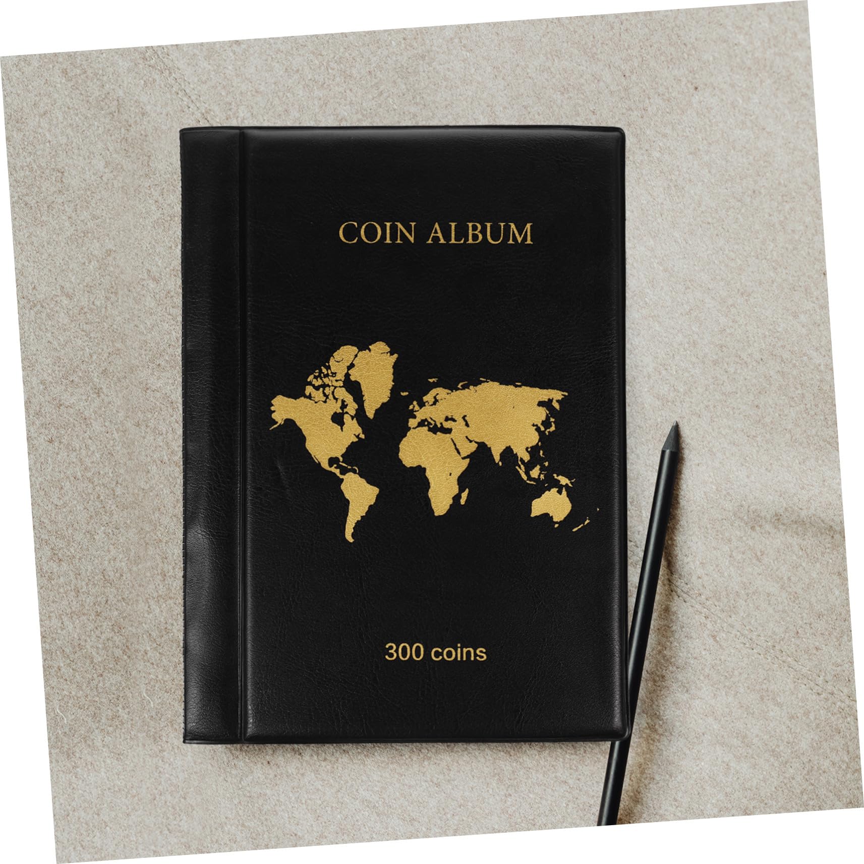 Münzsammler Album Fächer PVC Ordner für Sichere Aufbewahrung Antiker Münzen Stilvolles Design Robustes Material Sammlerbuch für Münzen und Banknoten