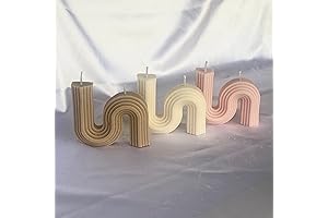 S-shaped Wavy Soy Candles