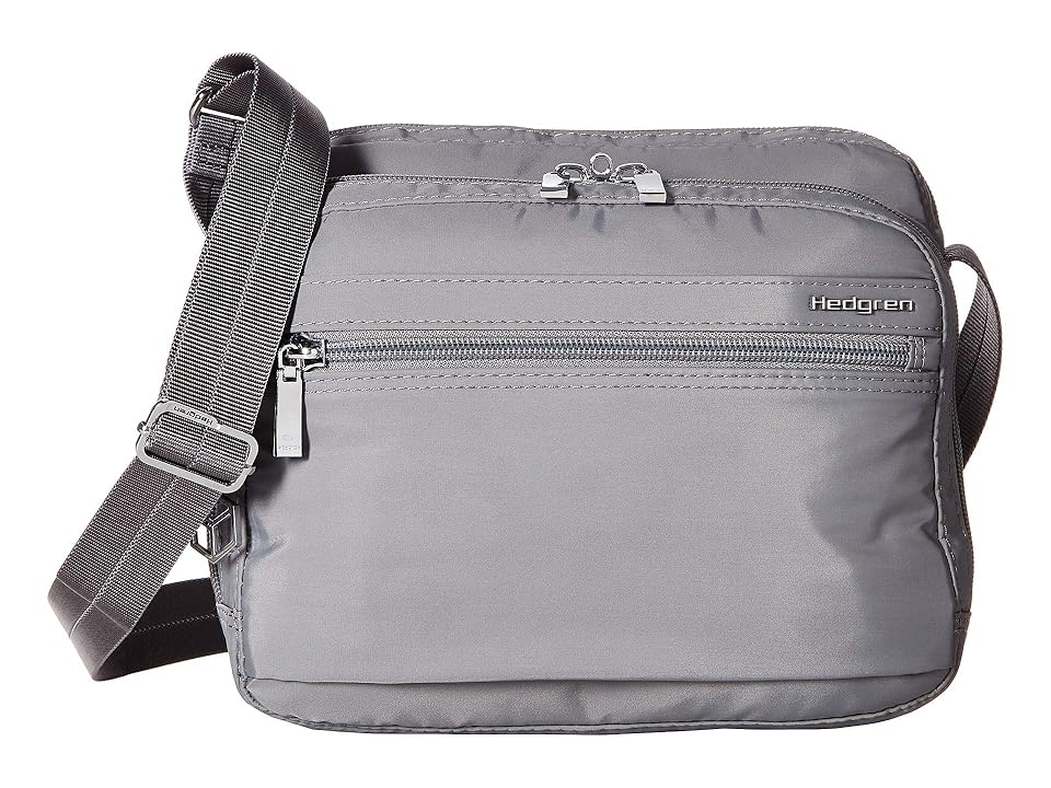 

Hedgren Metro RFID Shoulder Bag (Titanium) Shoulder Handbags, Metallic