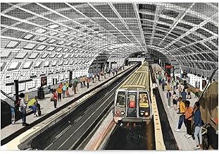 Washington DC Postcard Set, Watercolor DC Metro, Hand-Drawn Postcard, Unique Washington DC Travel Souvenir, 4x6 Greeting Card (Set of 3 Cards)