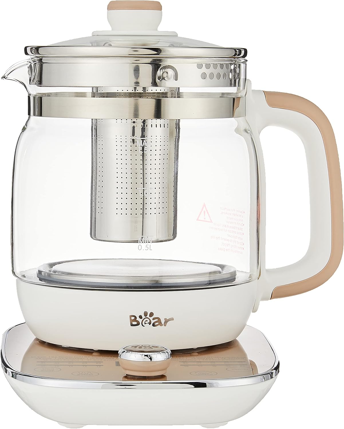 BEAR ELECTRIC HEALTH MULTIFUNCTION KETTLE 20 PRESS FUNCTION, 1.5L (YSH