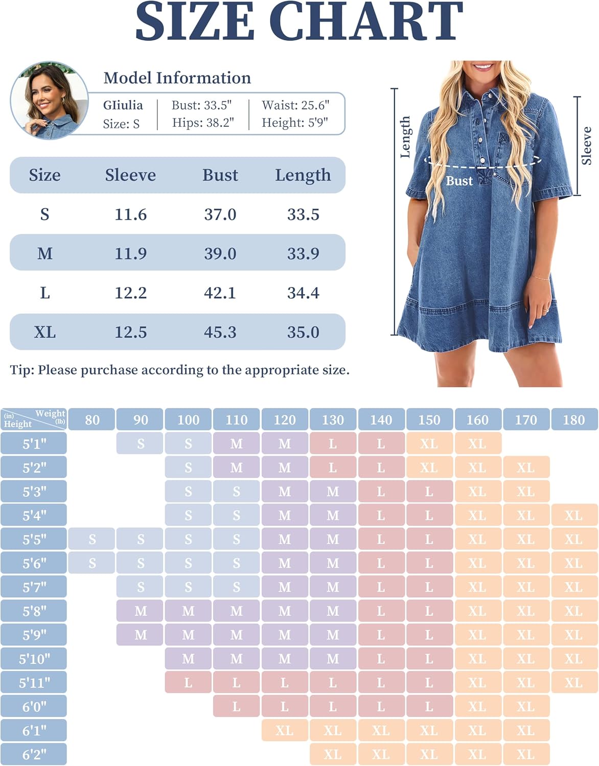 Denim Dress for Women Collared Casual Jean Dresses Short Sleeve Mini Denim Shirt Dress with Pocke 2025 - Image 6