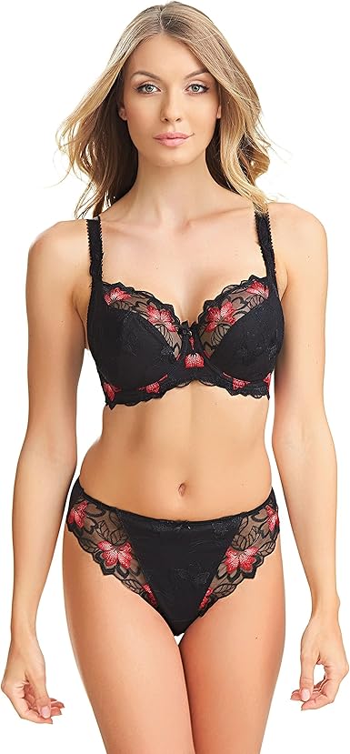 下着・アンダーウェア Leona Amazon | Fantasie Leona アンダーワイヤー バルコニー ブラ
