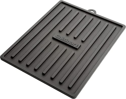 Cuisinart CTM-820 Silicone Grill Tool Mat, 11" x 14", Black
