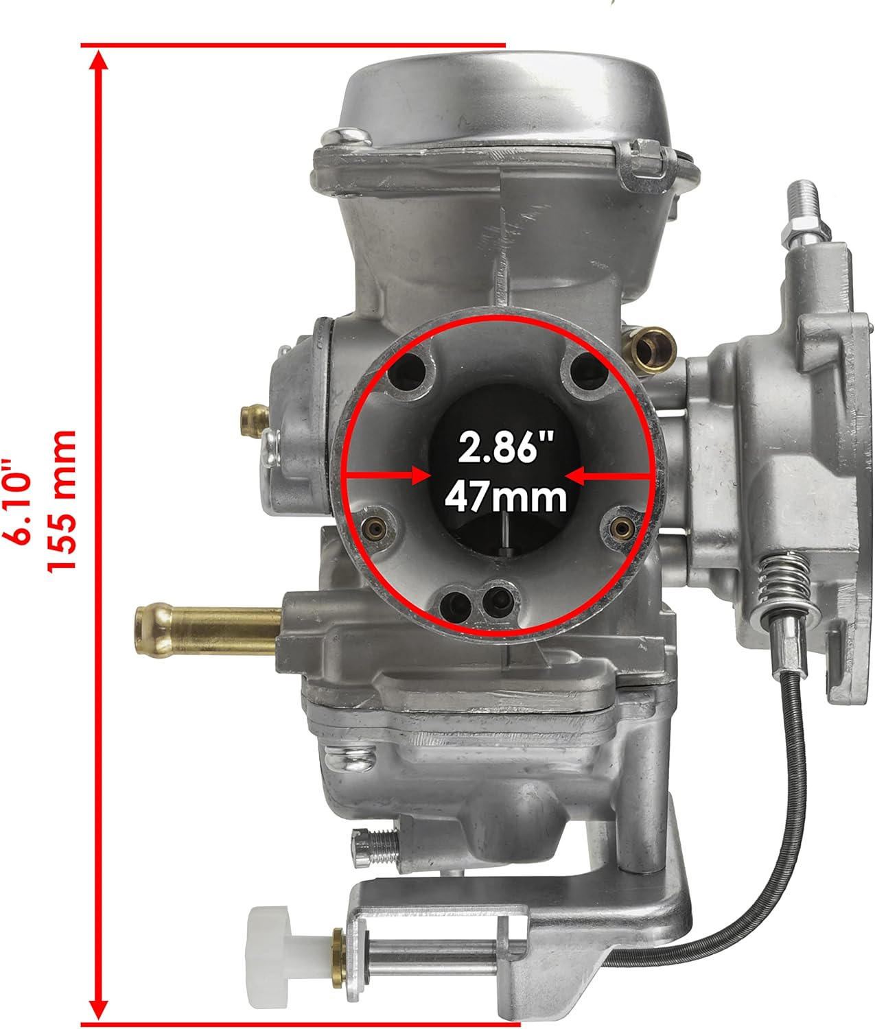 Caltric Carburetor Compatible with Suzuki LT-F250 LTF250 Ozark 250 2x4 2002 2003 2004 2005 2006-2009 2012-2014