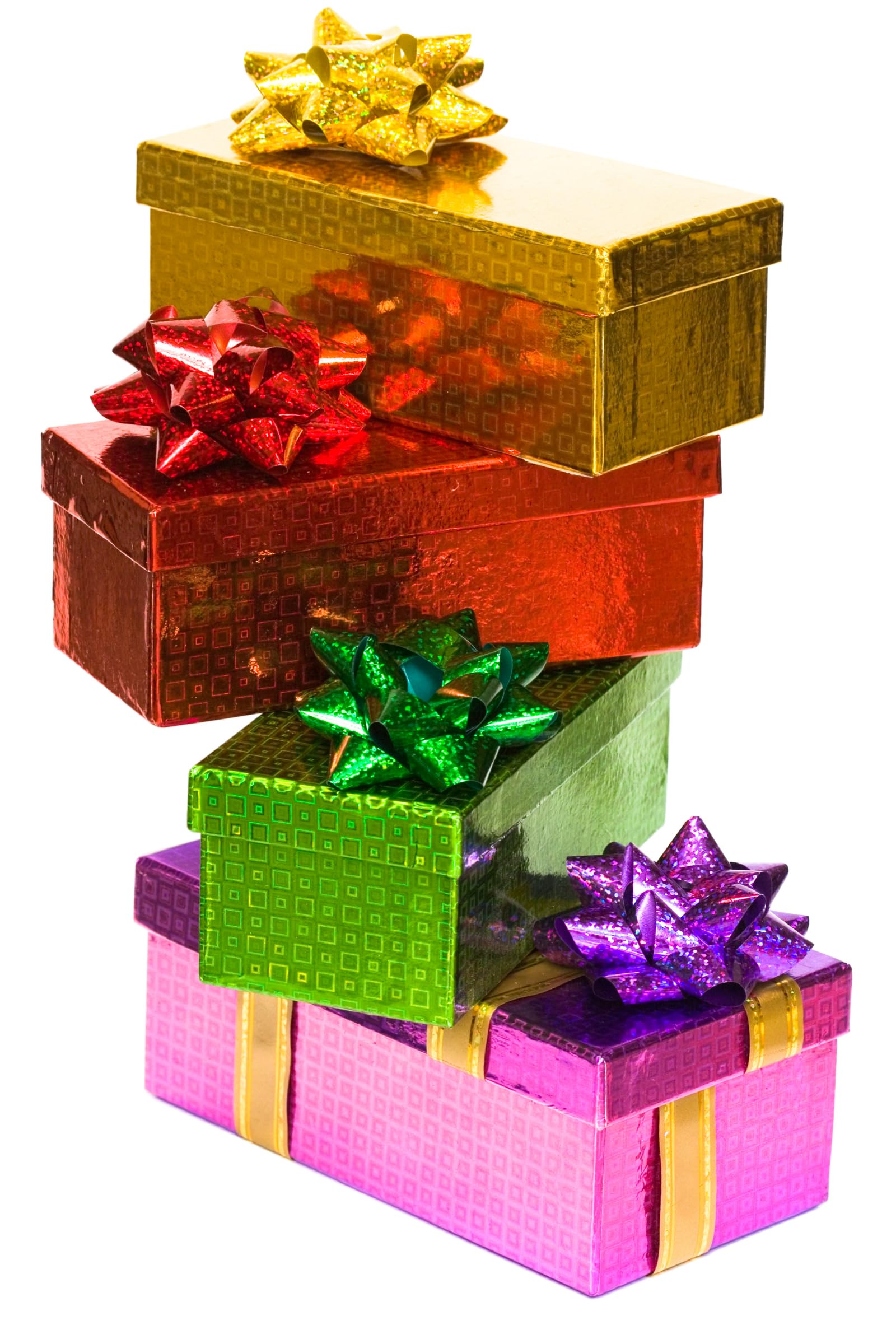 100 Fiocchetti Autoadesivi Per Pacchetti Regalo - 7 Colori Metallizzati, Per Matrimoni E Natale - Foto 4