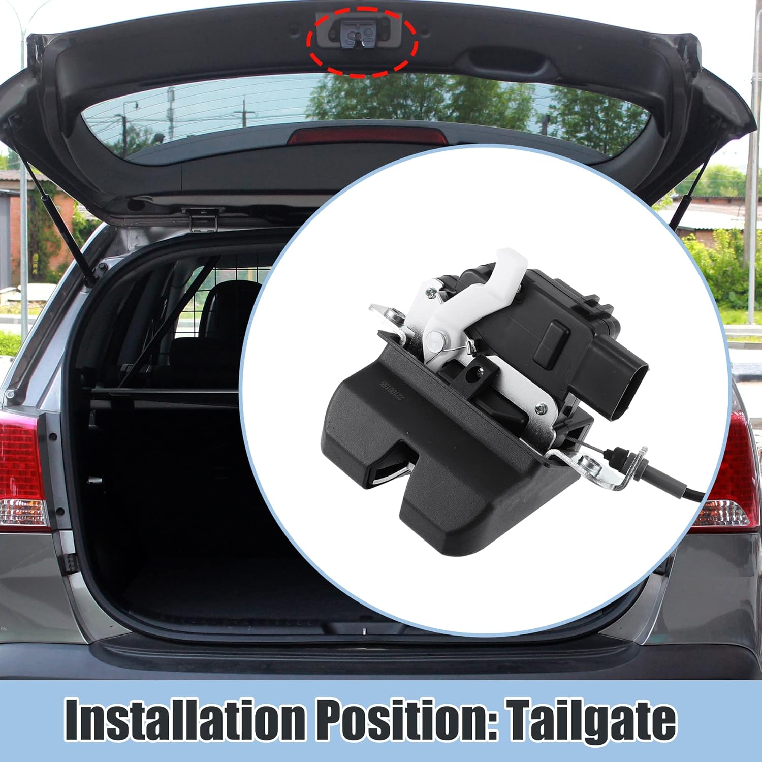X AUTOHAUX 81230-C5100 Power Tailgate Lift Gate Latch Assembly Rear Trunk Lock Actuator Motor for Kia Sorento 2016-2020