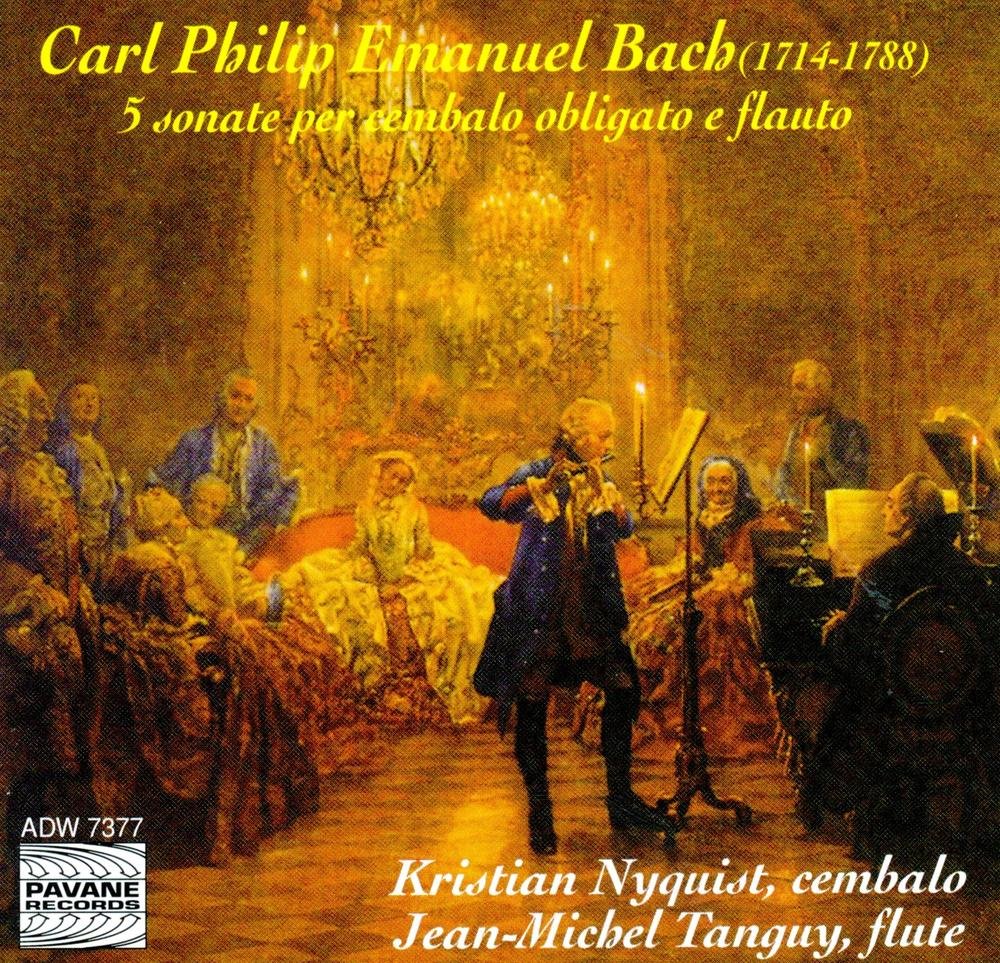 Bach, C.P.E./J-M Tan""-5 Sonate A Cembalo Obligato E Flauto (US IMPORT) CD NMEX