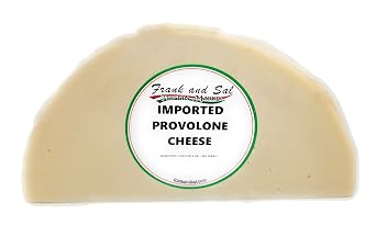 Provolone Cheese Premium Sharp One Pound. Frank and Sal Imported Cut Fresh and Vacuum Sealed Daily To Order
