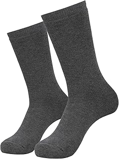 Jockey 7150 Men's Microfiber and Compact Cotton Stretch Crew Length Thermal Socks With StayWarm Technology