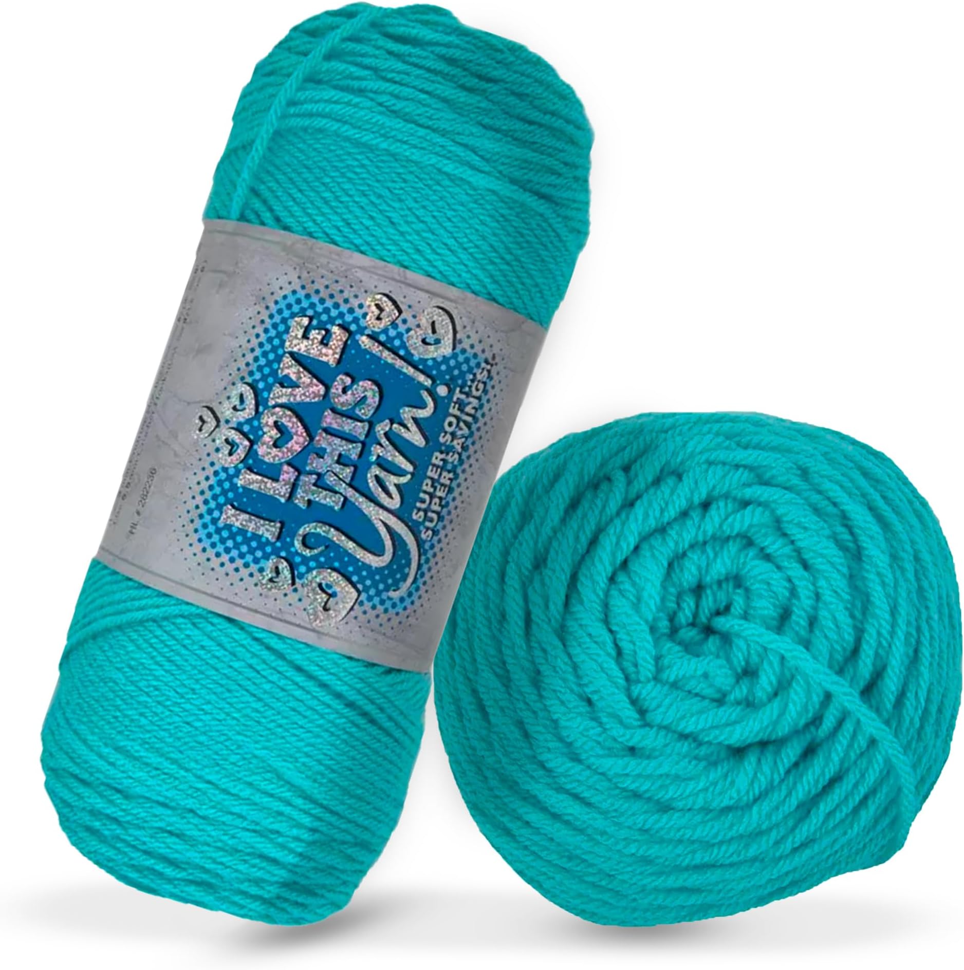 Hobby Lobby I Love This Yarn 100% Acrylic, 110 Turquoise