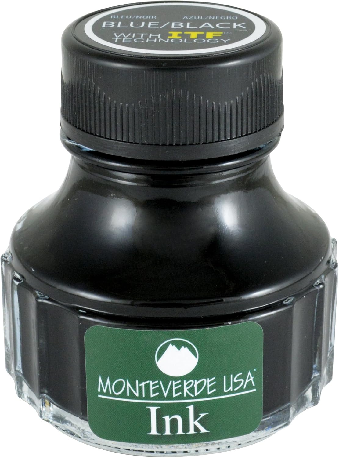 Monteverde Fountain Pen Ink Bottle Refills, 90ML, Blue/Black (G308BB)