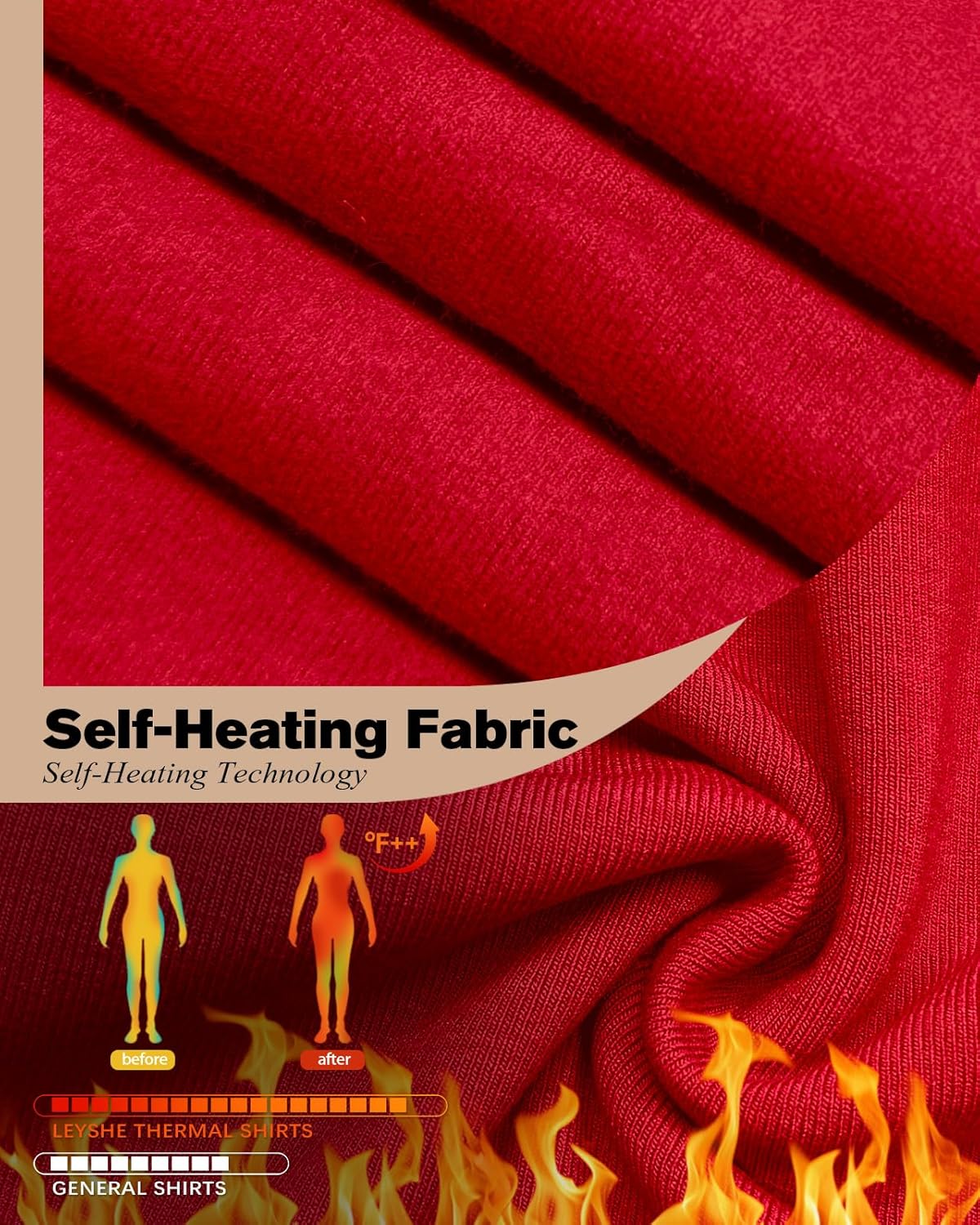 Thermal Turtleneck Shirts for Women with Thumb Hole Fleece Lined Top Thermal Top Undershirt Underwear Winter Cold Weather