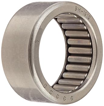Koyo BH-1610 Needle Roller Bearing, Full Complement Drawn Cup, Open, Inch, 1" ID, 1-5/16" OD, 5/8" Width, 5200rpm Maximum Rotational Speed