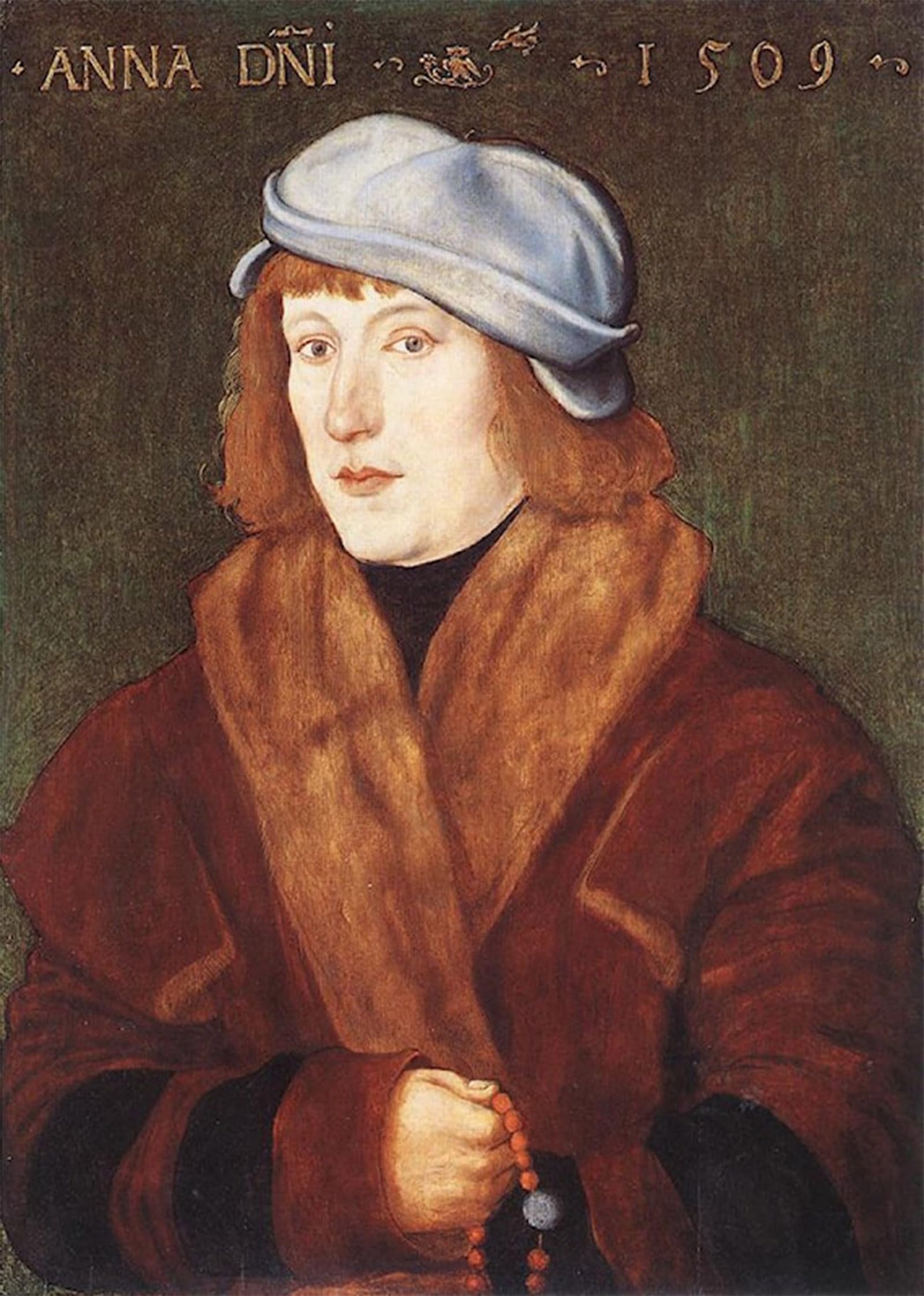 ARTXLXXBN Famous Painting Art Wall Decor Abstract Art Picture Portrait of a Young Man with a Rosary Hans Baldung Animal Pictures for Home Decor 60x90cm