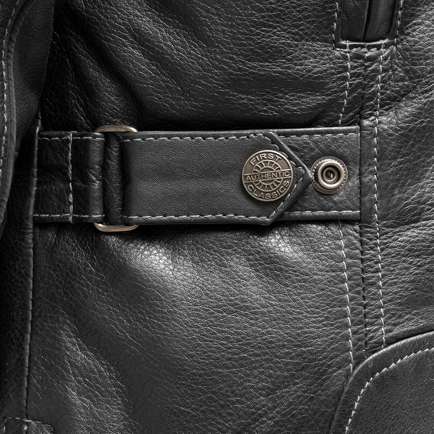 First Mfg Co - Free Spirit - Women's Motorcycle Biker Riding Black Leather Jacket