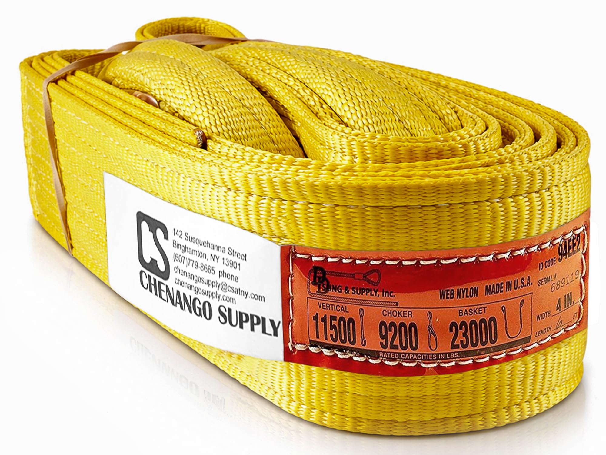 Heavy Duty Lifting Sling - 16ft Nylon, 6400 lbs -28 Heavy Duty Lifting Sling - 16ft Nylon, 6400 lbs -28