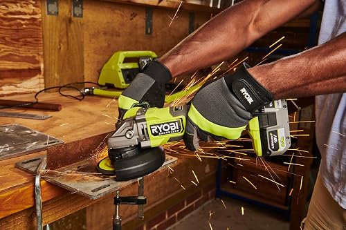 RYOBI - Meuleuse d’angle 125 mm - 18V ONE+ HP - RAG18BL-0 - Meulage, coupe, carter 2-en-1, Brushless - Batterie Non Incluse - 5
