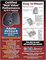 Vista 6 de Bic America Adatto Dv52Si Adatto Altavoces para interiores y exteriores (negro)