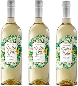 Vinho Branco Frisante Santa Vita Moscatel 750ml (3 Unidades)