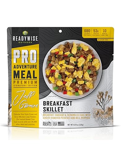 ReadyWise Outdoor Pro Adventure Meal - Breakfast Skillet, 2 Servings,