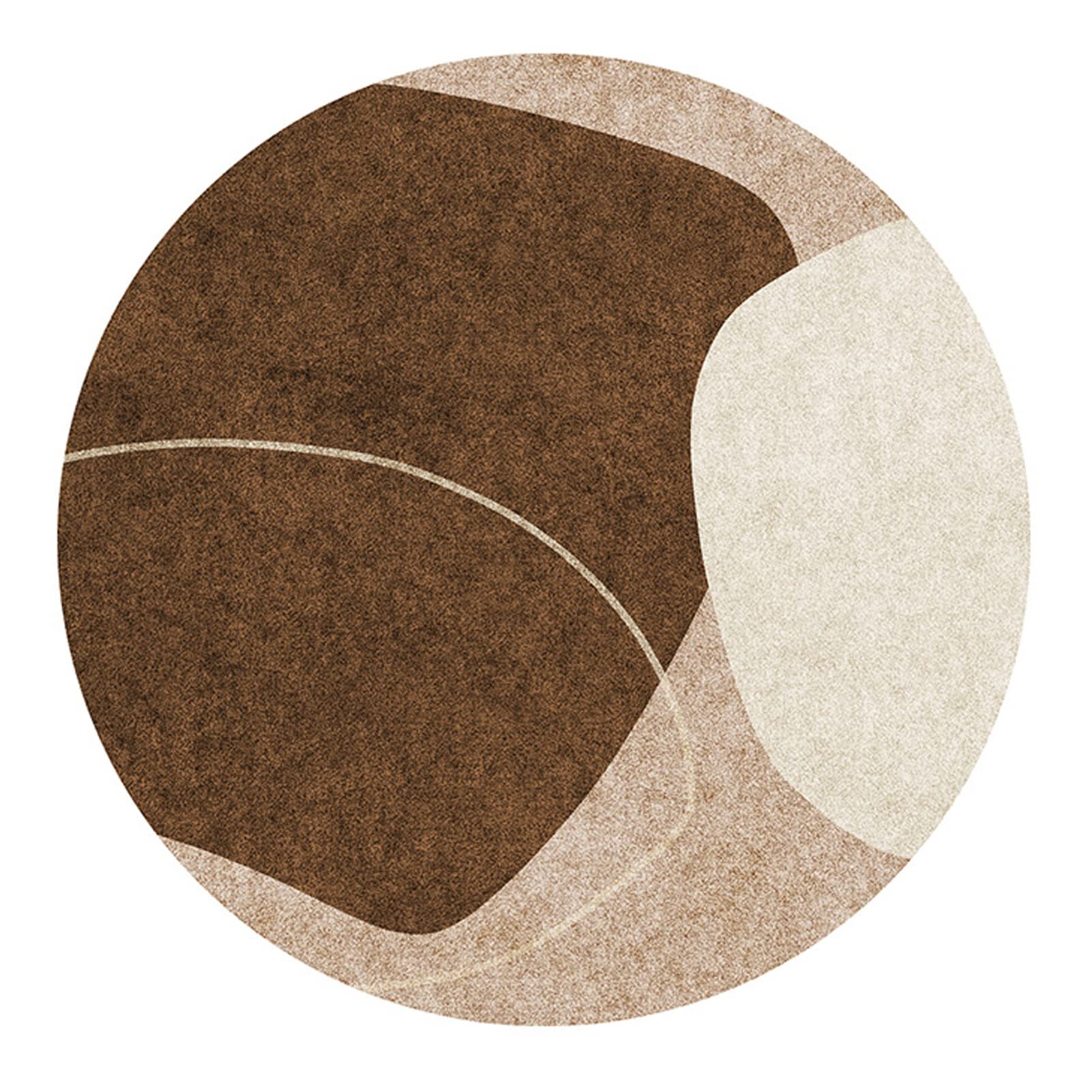 Tapis rond chambre moderne salon cuisine couloir intérieur lavable
