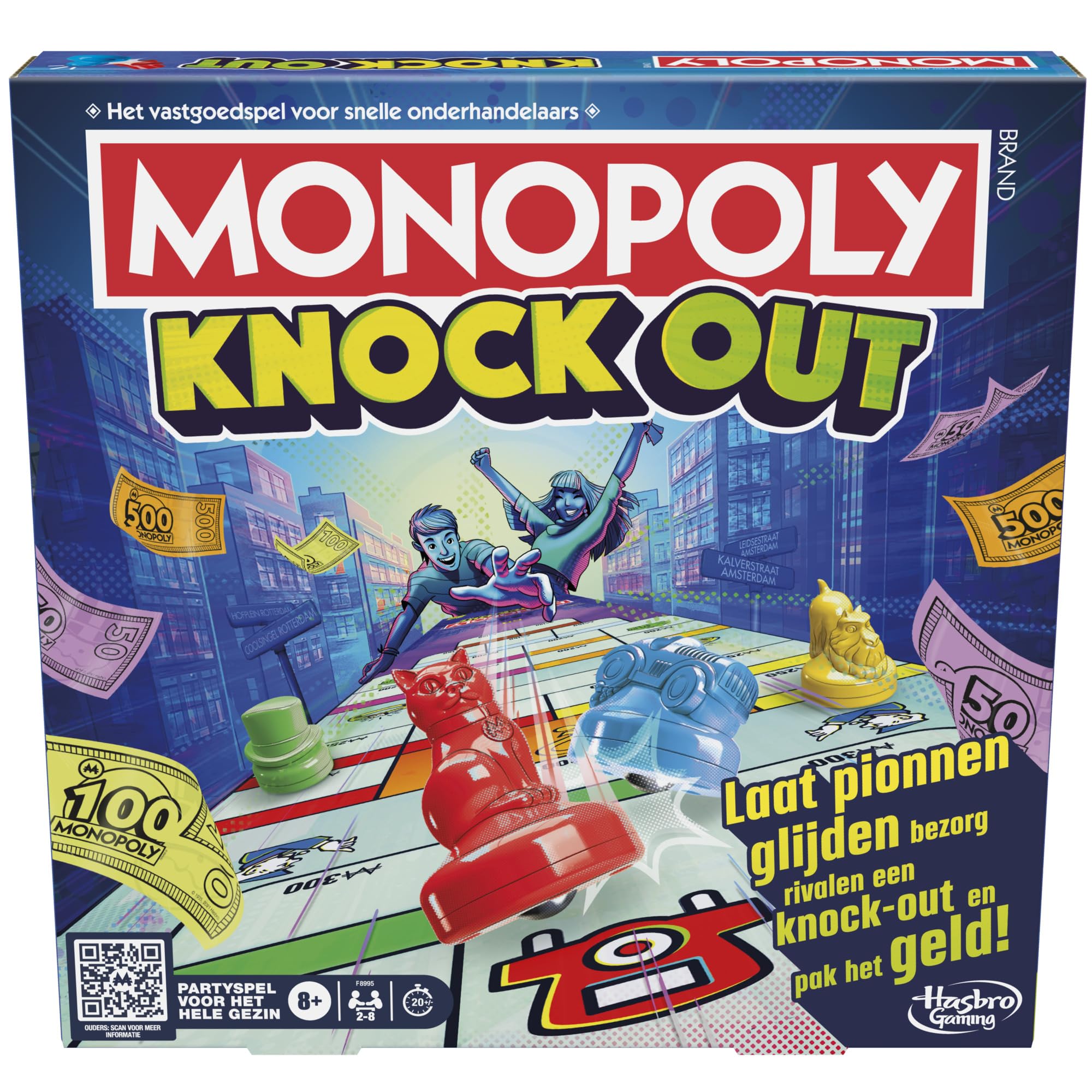 Hasbro Gaming Monopoly Gliss', gioco di gruppo familiare, gioco da tavolo - Versione olandese