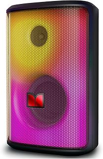 Monster Sparkle Bluetooth Speakers Loud, 80W Party Speaker with Powerful Sound and Punchy Bass, LED Colorful Lights, 24H, AUX, USB Play, TF Card, Portable Wireless Speakers for Outdoor, Waterproof