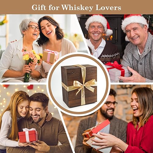 Miniatura 2 de Regalos de whisky para hombres, juego de vasos de whisky, juego de piedras de whisky, regalos de whisky para hombres, Acción de Gracias, Navidad,