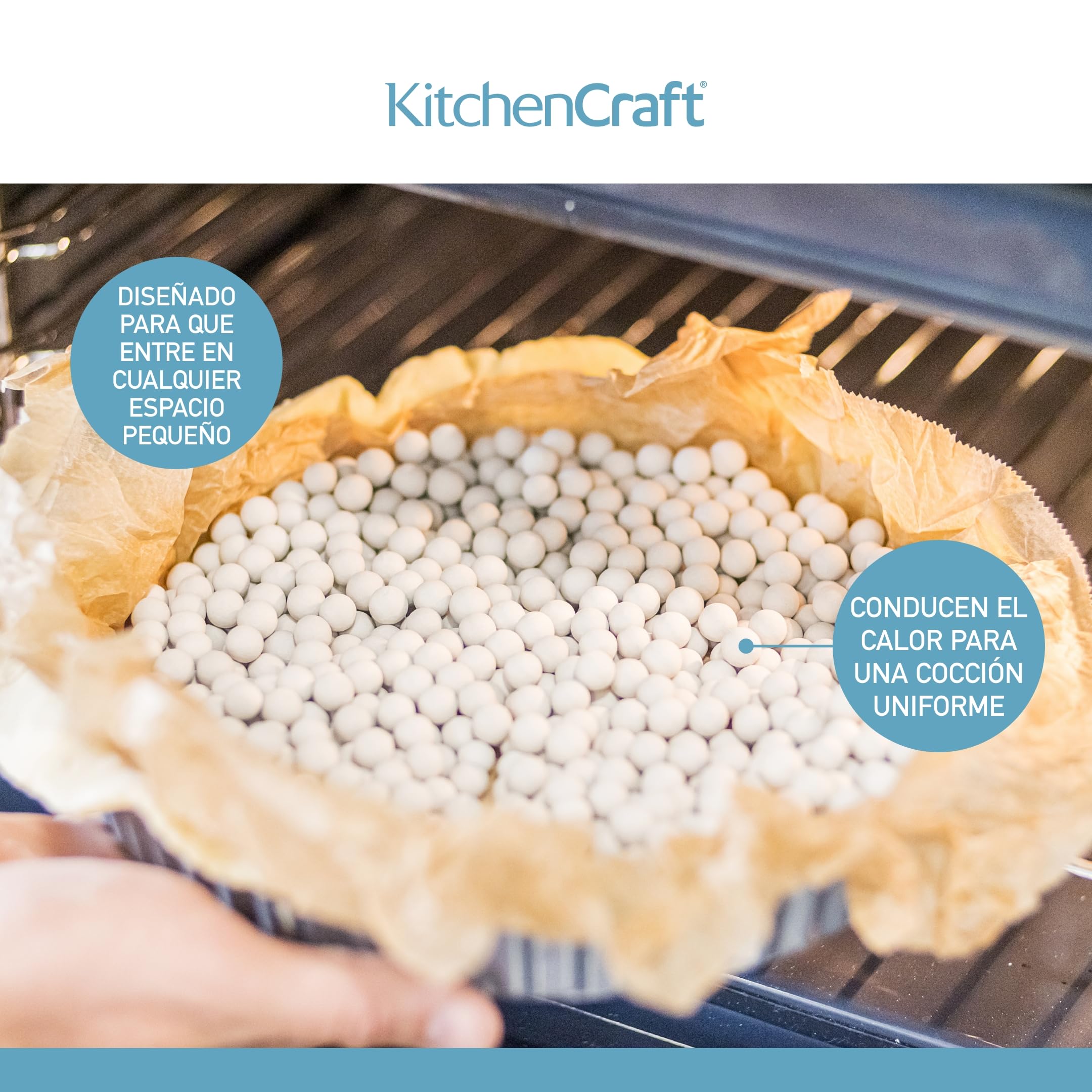 Kitchen Craft Bolitas de cerámica para hornear masas, 500 g