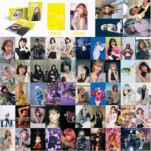 Miniatura 7 de KPOPBP Lomo Card 2022 Season's Greetings - Tarjeta de fotos personales, 4 cajas/220 piezas, juego de tarjetas Lomo de regalo para niñas y niños Blink