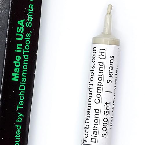 Vista 116 de TechDiamondTools Kit de 3 pasta de pulido compuesto de pulido de diamante fabricado en Estados Unidos 14000 100000 200000 grano para mármol vidrio