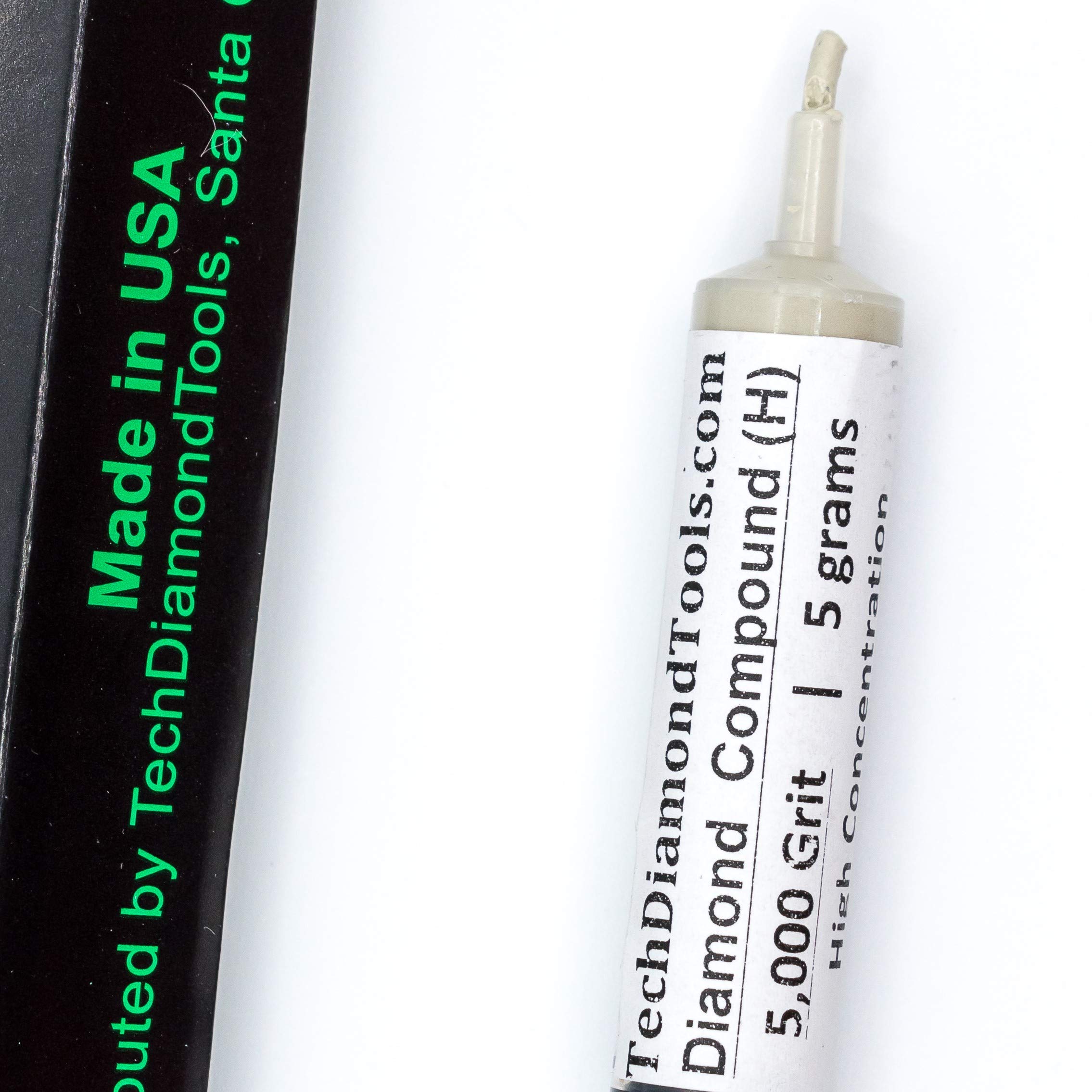 TechDiamondTools Diamant-Polierpaste, Körnung 5000, 14000, 50000, für Marmor, Glas, Metall, Steinschmuck, Harz, Silber, Edelstein mit hoher Konzentration an Diamantpulver, hergestellt in den USA, 3