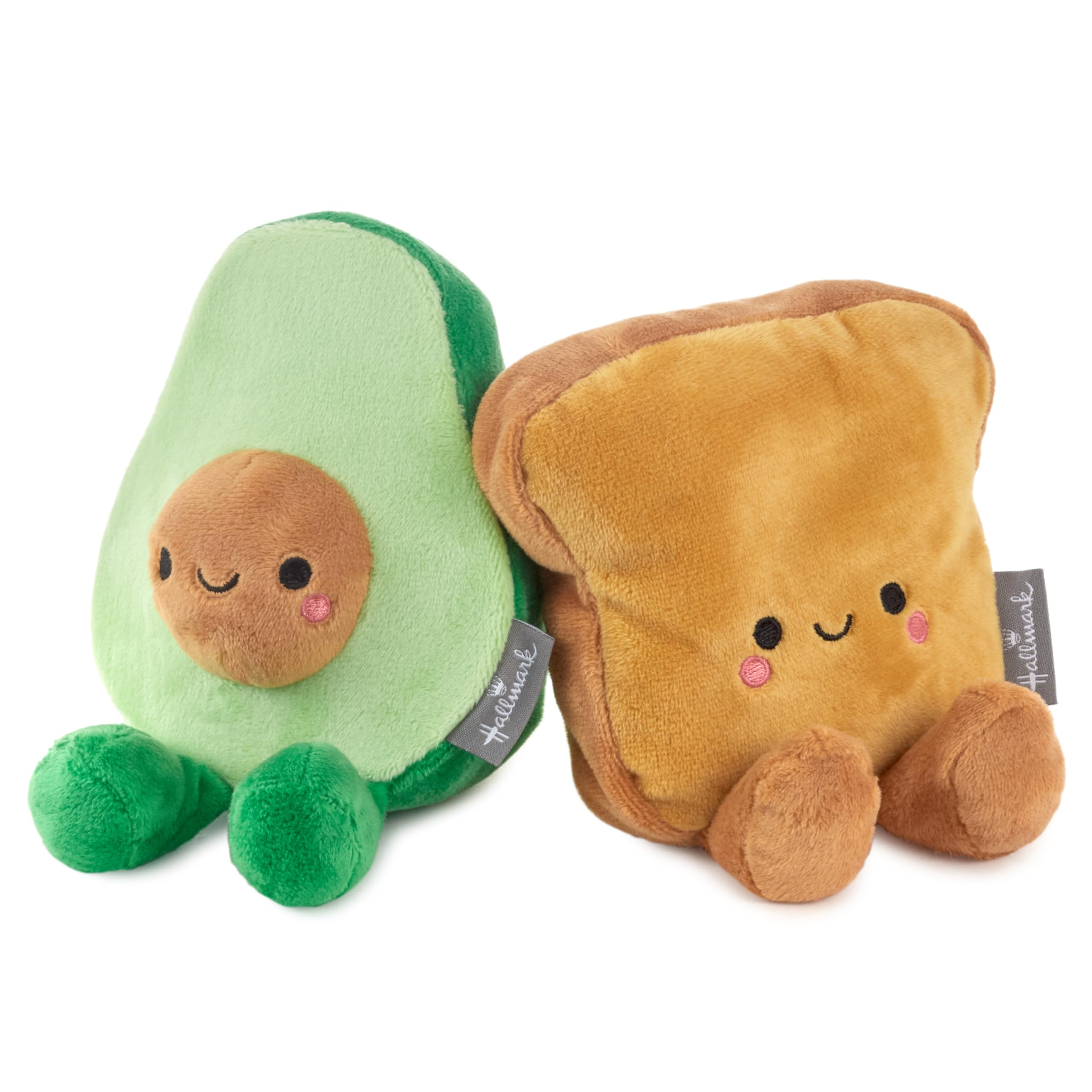 Hallmark Better Together, Avocado and Toast Pair, Gift, Soft Toy, Teddy, Set of 2, Gift Set, Birthday, Valentines Day, Anniversary