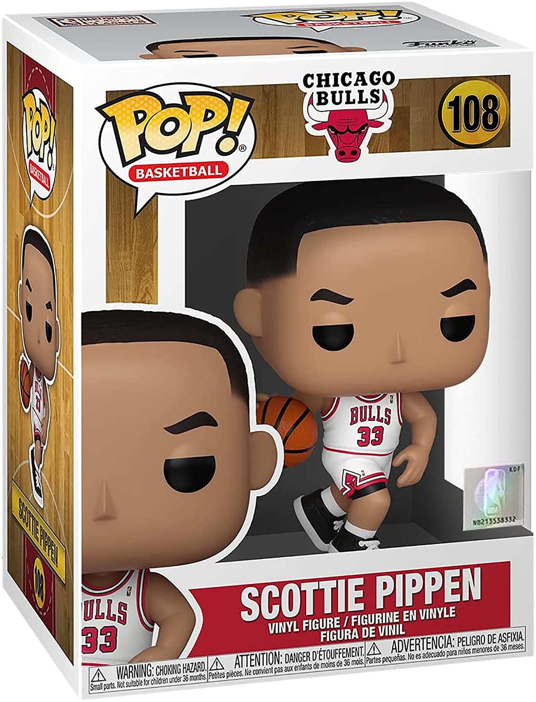 Funko Pop Scottie Pippen NBA #108, Multicolor, 889698552219