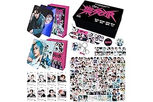 Stray Kids 110 PCS Photocards, 90 PCS Kpop Stickers Gift Box Set